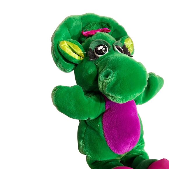 Baby Bop Puppet Vintage Barney the Dinosaur Stuffed Animal Plush Toy 15 Inch - Picture 5 of 8